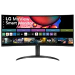 LG 34SR65QC-B 34″ WQHD (3440×1440) Curved (1800R) UltraWide 21:9 Smart Monitor (Black)