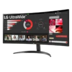 LG 34WR50QK 34 inch WQHD 3440 x 1440 Curved Ultra Wide Monitor (Black) - Image 2