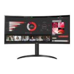LG 34WR55QC-B 34" Curved UltraWide WQHD HDR 10 100Hz Monitor