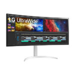 LG 38WP85C-W 38-inch Curved 21:9 UltraWide QHD+ IPS Monitor with USB Type C (90W Power delivery), DCI-P3 95% Color Gamut with HDR 10 and Tilt/Height Adjustable Stand - Image 2