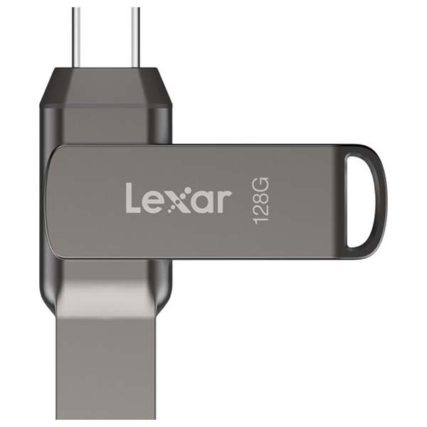 Lexar 128GB JumpDrive Dual Drive D400 USB 3.2 Type-C Pen Drive