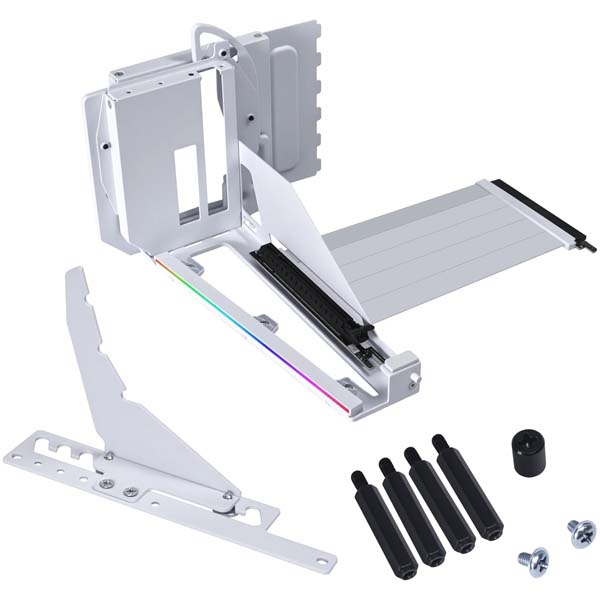 Lian Li ATX PC Case Multi-Directional 4 Slots Vertical GPU Kit V3 (VG4v3 White)