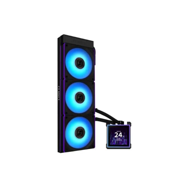Lian Li HydroShift II LCD-S 360 CL 360mm AIO Liquid Cooler Black (GHS2LCDS36CB)