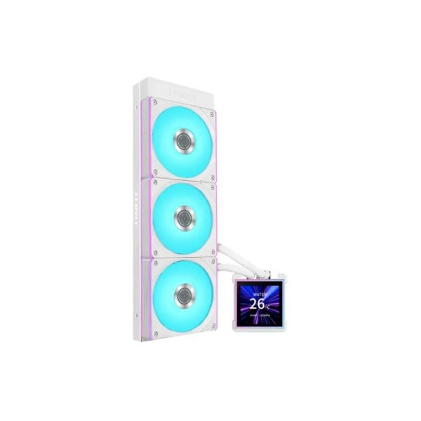 Lian Li HydroShift II LCD-S 360 CL 360mm AIO Liquid Cooler White (GHS2LCDS36CW)