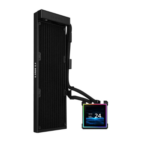 Lian Li HydroShift II LCD-S 360 FANLESS 360mm AIO Liquid Cooler Black (GHS2LCDS36NB)