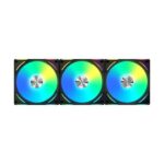 Lian Li UNI Fan AL120 V2 ARGB Black 120mm Cabinet Fan With ARGB Controller (Triple Pack)