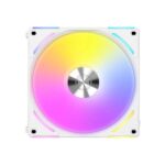 Lian Li UNI Fan AL120 V2 ARGB White 120mm Cabinet Fan With ARGB Controller (Triple Pack) - Image 3