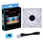 Lian Li UNI Fan SL Infinity 140 Reverse Blade (White) - Image 3