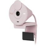 Logitech Brio 300 1080p Full HD Webcam (Pink) - Image 3