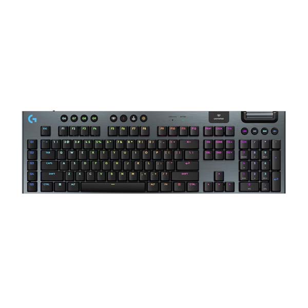 Logitech G915 X LIGHTSPEED Low-Profile Wireless RGB Mechanical Gaming Keyboard (Black