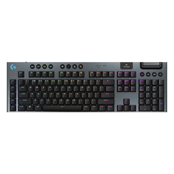 Logitech G G915 X LIGHTSPEED Low-Profile Wireless RGB Mechanical Gaming Keyboard (Carbon