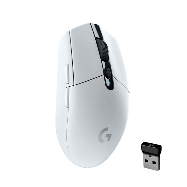 Logitech G304 Lightspeed Wireless Gaming Mouse (White)
