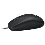 Logitech M100R Wired Optical Mouse (Black) - Image 2