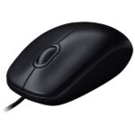 Logitech M100R Wired Optical Mouse (Black) - Image 3