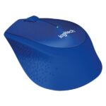 Logitech M331 Silent Plus Wireless Mouse (Blue) - Image 3