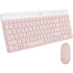 Logitech MK470 Slim Wireless Keyboard and Mouse Combo (Pink)