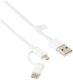 MI 2-in-1 USB Type C Cable (Micro USB to Type C) 30cm for Smartphone
