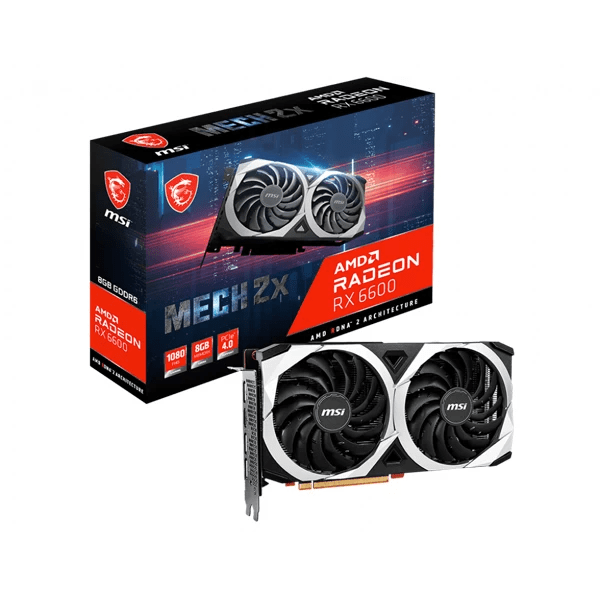 MSI RX 6600 Mech 2X 8GB Graphics Card 1