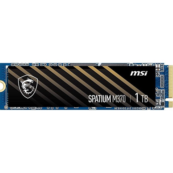 MSI SPATIUM M370 NVMe M.2 1TB Internal SSD PCIe Gen3x4 1