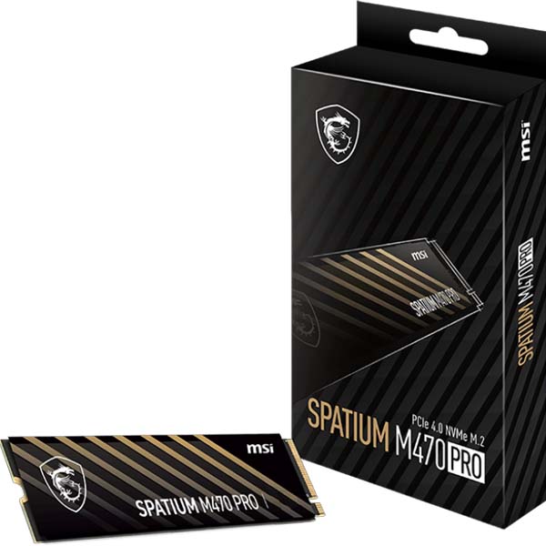 MSI Spatium M470 PRO 500GB NVMe Gen4 SSD