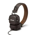 Marshall Major III Wired On Ear Headphones with Mic (Brown)