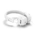 Marshall Major III Wired On Ear Headphones with Mic (White)