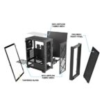 Montech AIR 1000 LITE (ATX) Cabinet (Black) - Image 5