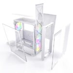 Montech AIR 1000 Premium ARGB (ATX) Cabinet (White) - Image 3