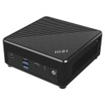 Msi Cubi N ADL S Mini Pc with Intel Processor N100 (4 Core 4 Threads 3.40GHz 6MB Cache Intel UHD Graphics)