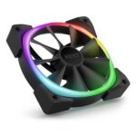NZXT Aer RGB 2 Black 120mm Cabinet Fan Kit Triple Pack 3