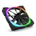 NZXT Aer RGB 2 Black 140mm Cabinet Fan Kit Twin Pack 3