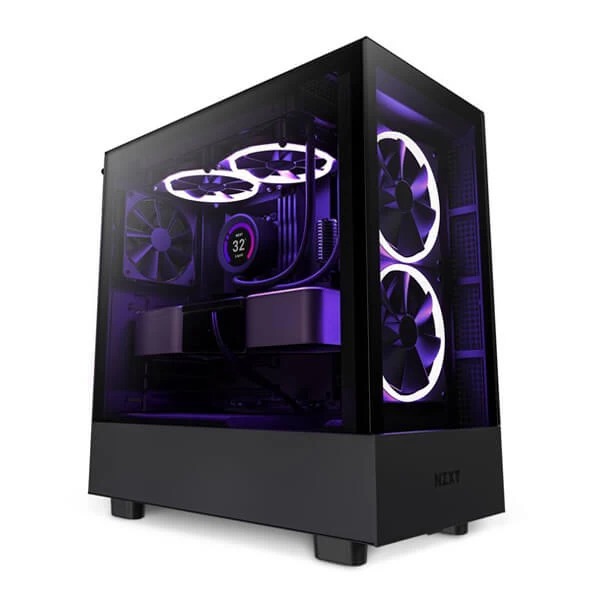 NZXT H5 Elite E ATX Mid Tower Cabinet Black 1