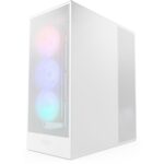 NZXT H7 Flow RGB (2024) ATX Mid Tower Airflow Cabinet (White) - Image 4