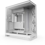 NZXT H9 Flow Dual Chamber Mid Tower ATX Airflow Cabinet (White)