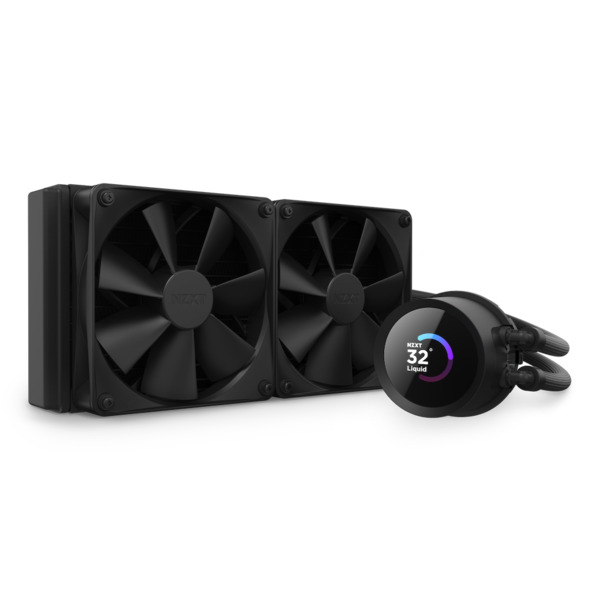 NZXT Kraken 240 240mm AIO Liquid Cooler with LCD Display (Black)
