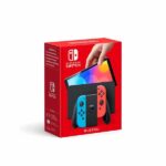 Nintendo Switch OLED model With Neon Red & Neon Blue Joy-Con (64 GB)