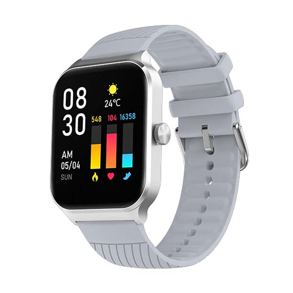 Noise ColorFit Canvas 49.78mm TFT Display Smartwatch (Silver Grey)