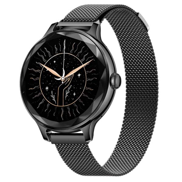 Noise Diva Smartwatch with Diamond Cut dial AMOLED Display Mesh Metal 100+ Watch Faces