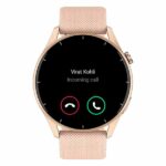 Noise Fit Crew 1.38" Display Metallic Finish Smartwatch (Rose Pink) - Image 2