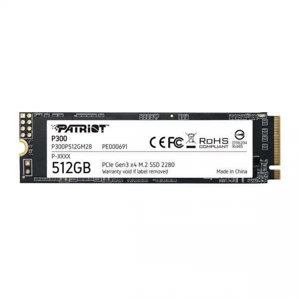 Patriot P300 512GB M.2 NVMe Internal SSD