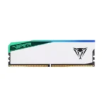 Patriot Viper Elite 5 RGB DDR5 16GB (1 x 16GB) 5200MHz CL36 Ram DIMM Module (White)