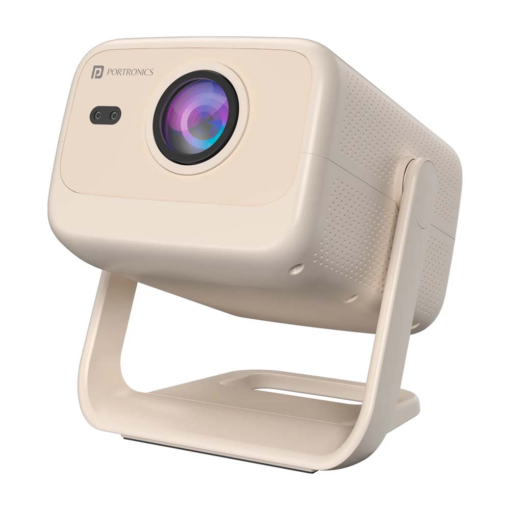 Portronics Beem 480 Smart LED Projector (White)