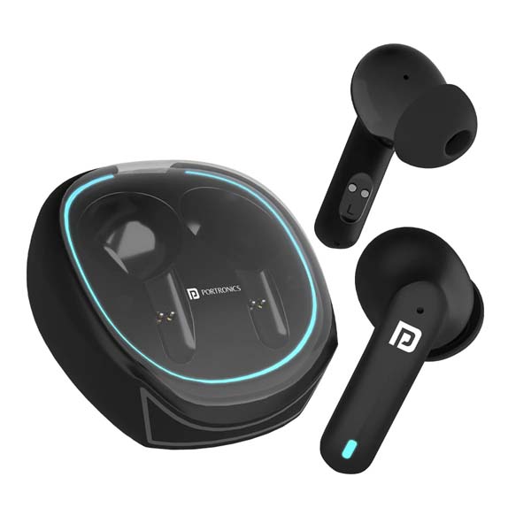 Portronics Harmonics Twins S11 Gaming Earbuds (Black)