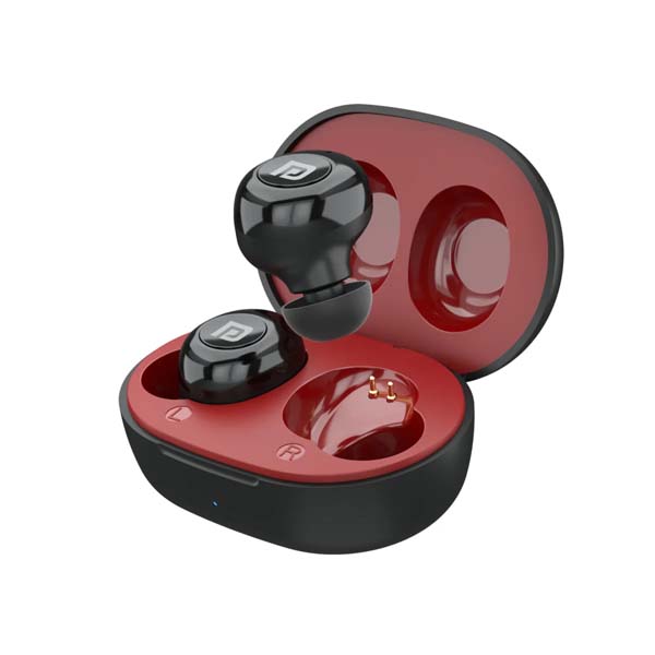 Portronics Harmonics Twins S3 Smart TWS Bluetooth 5.2 Earbuds (Black)