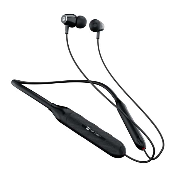 Portronics Harmonics Z7 Bluetooth Wireless in Ear Earphones (Black)