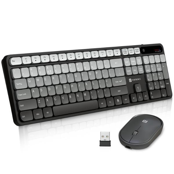 Portronics Key11 Combo Rechargeable Wireless Keyboard and Mouse Set