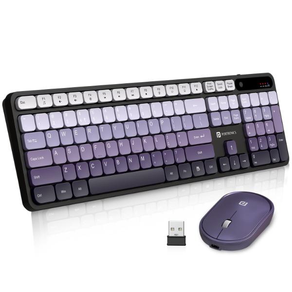Portronics Key11 Combo Rechargeable Wireless Keyboard and Mouse Set