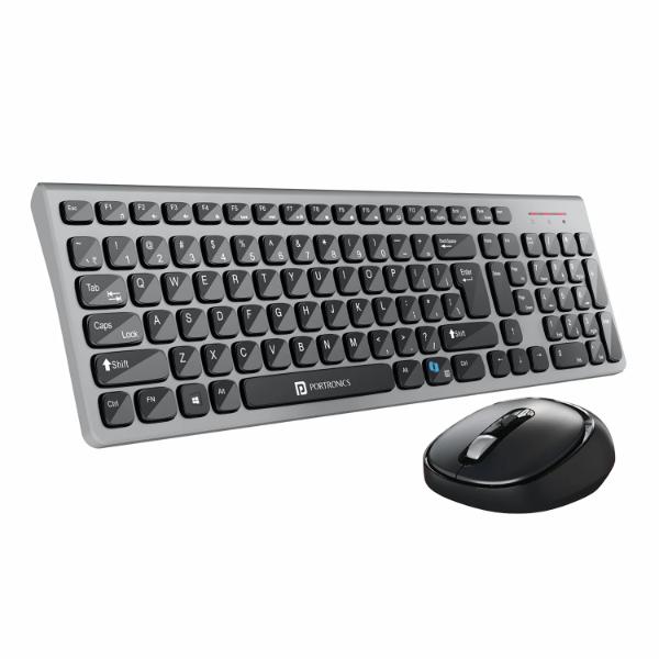 Portronics Key7 Combo Wireless Keyboard & Mouse Set with 2.4 GHz USB Receiver
