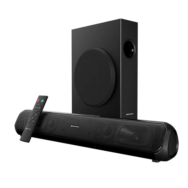 Portronics Pure Sound Pro X 80W Bluetooth Soundbar with Wired Subwoofer for Deep Bass