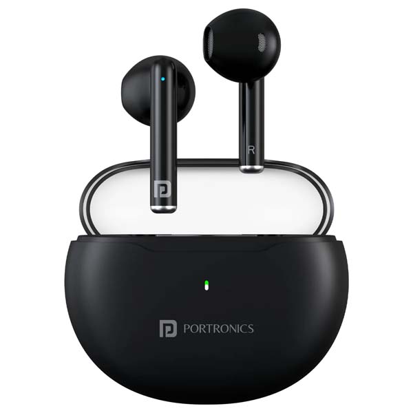 Portronics Twins S20 in Ear TWS Earbuds (Black)